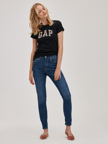 GAP Džínsy skinny high rise stredné GAP