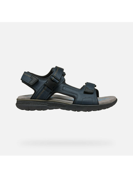 Geox Tmavé modré pánske sandále Geox Spherica EC5