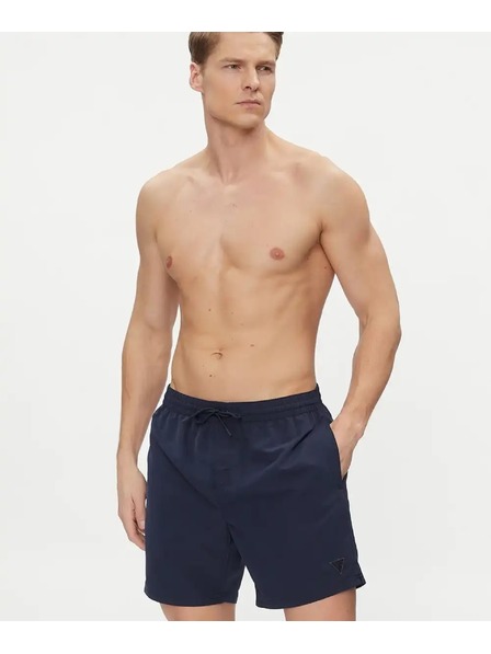 Guess Jeans Moške temno modre kopalke Guess Shorts Blue