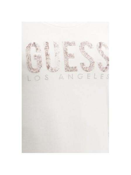Guess Jeans Ženska bela majica Python Guess jeans