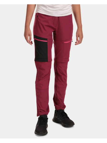 Kilpi Ženske hlače za na prostem Kilpi HOSIO-W Dark Red