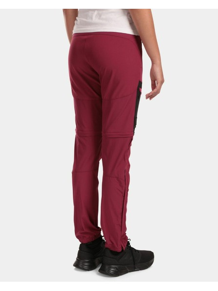 Kilpi Ženske hlače za na prostem Kilpi HOSIO-W Dark Red