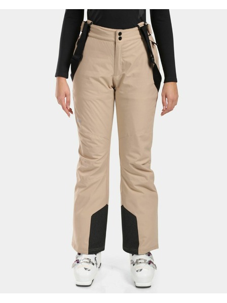 Kilpi Ženske smučarske hlače Kilpi ELARE-W Beige