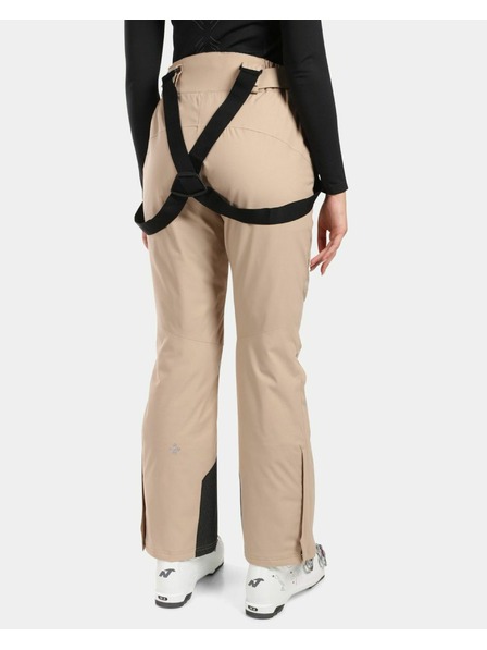 Kilpi Ženske smučarske hlače Kilpi ELARE-W Beige
