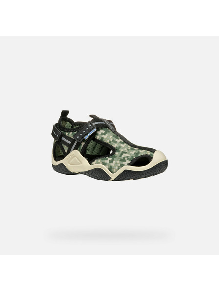 Geox Olivni deški sandali Geox Wader