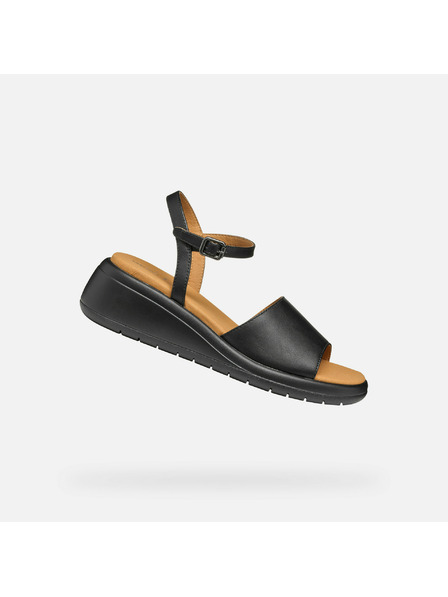 Geox Črne ženske sandali Geox Meliconia