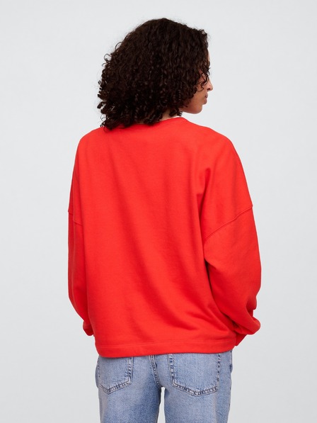 GAP Oversize pulover z logom Americana GAP