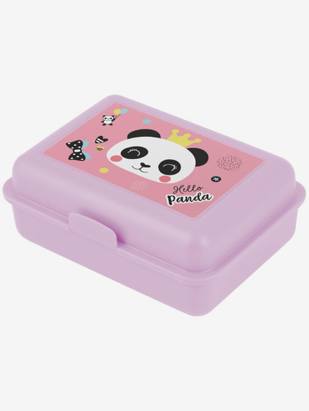 BAAGL  Vijolična škatla za prigrizke Panda Baagl