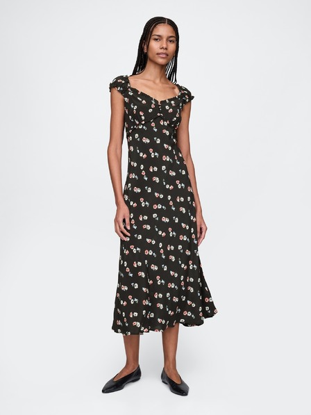 GAP Cvetlične maxi obleke Americana GAP