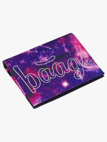 BAAGL  Vijolična študentska denarnica Baagl Galaxy
