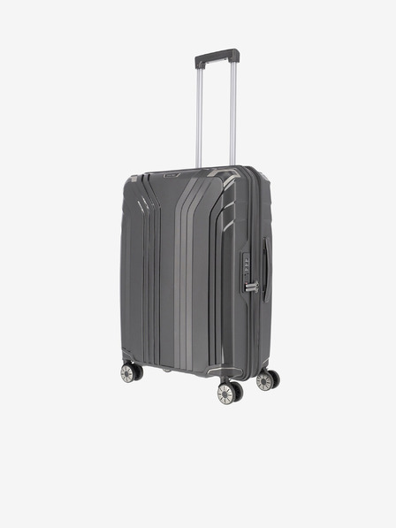 Travelite Potovalni kovček Travelite Elvaa 4w M črne barve