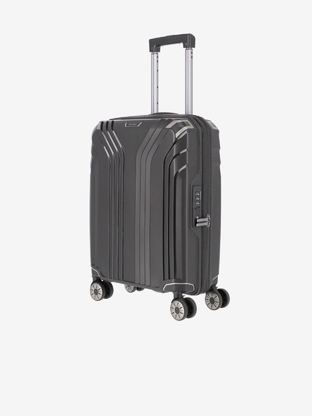 Travelite Potovalni kovček v črni barvi Travelite Elvaa 4w S Black