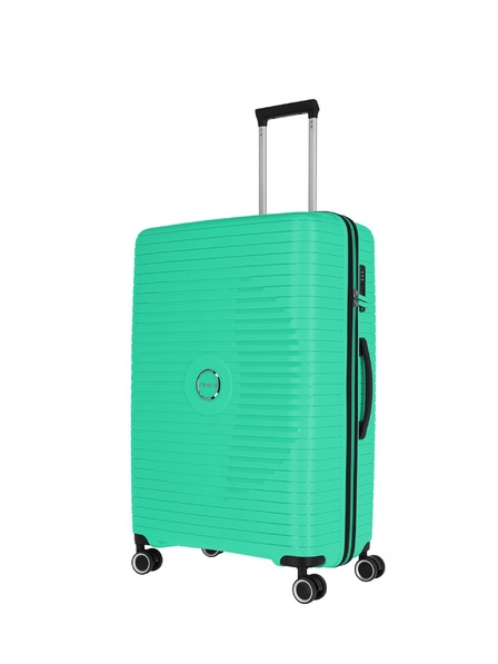 Travelite Travelite Orbita L Zeleni potovalni kovček