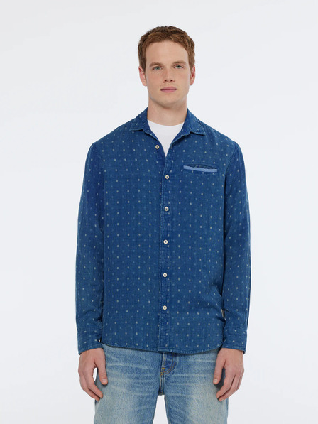 Scotch & Soda Modra moška majica iz džinsa Scotch & Soda