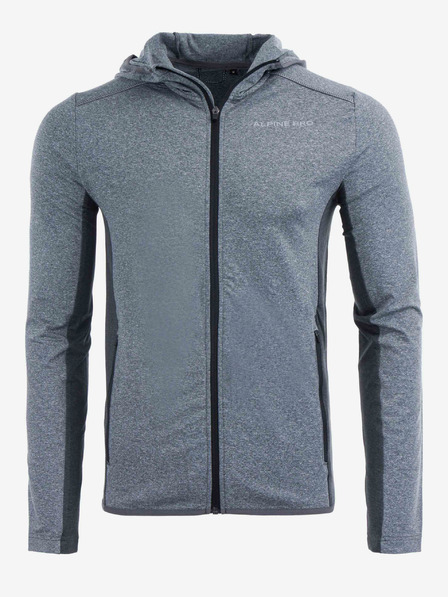 ALPINE PRO Moška jopa ALPINE PRO KOPED dk.true siva
