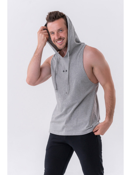 Nebbia 323 Nebbia fitnes majica s kapuco