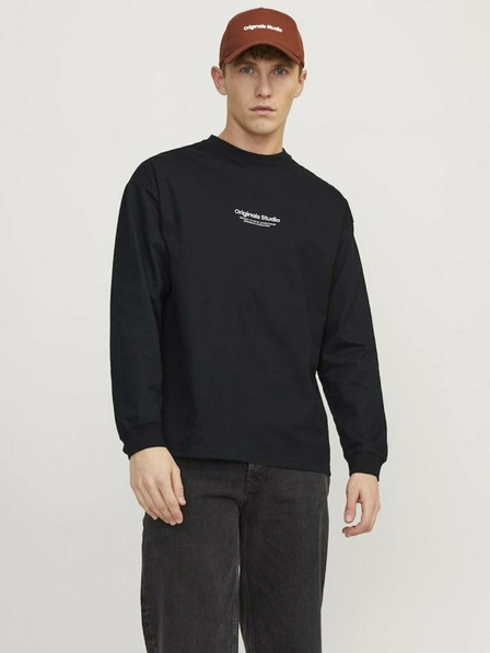 Jack & Jones Moška črna majica Jack & Jones