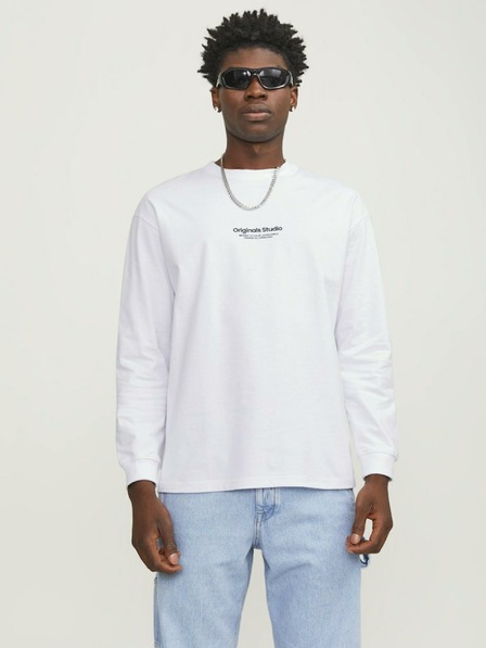 Jack & Jones Bela moška jopa s kapuco Jack & Jones