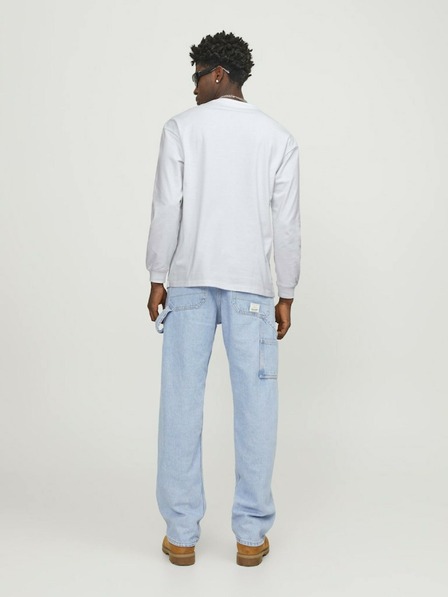 Jack & Jones Bela moška jopa s kapuco Jack & Jones