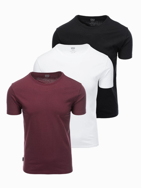 Ombre Clothing Moška majica brez potiska - mešanica 3 kosov Z29 Ombre Clothing