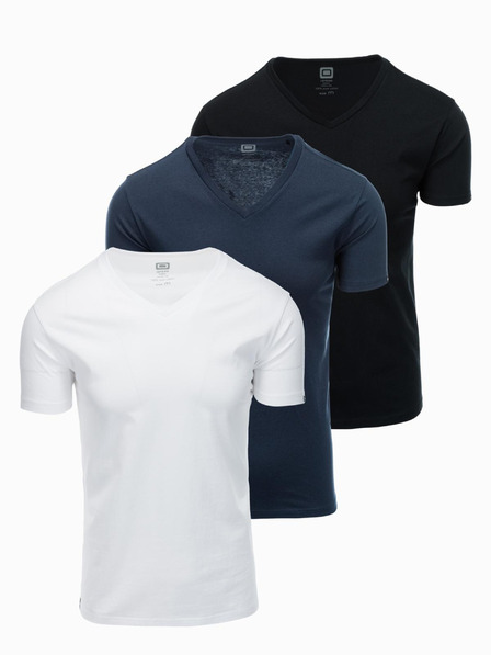 Ombre Clothing Moška majica brez potiska - mešanica 3 kosov Z29 Ombre Clothing