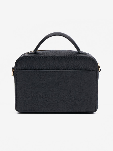Michael Kors Črna ženska usnjena torbica Michael Kors Trunk Xbody