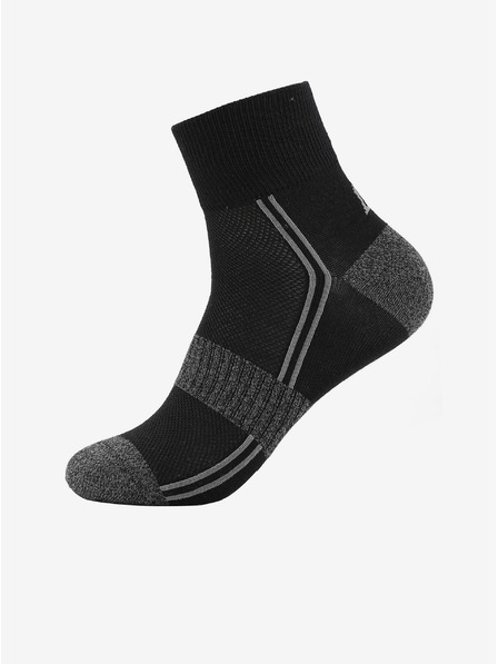 ALPINE PRO Unisex nogavice s tehnologijo coolmax ALPINE PRO 3HARE 2 črne