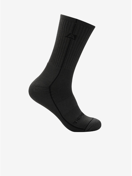 ALPINE PRO Unisex nogavice z antibakterijsko obdelavo ALPINE PRO BANFF 2 sive barve
