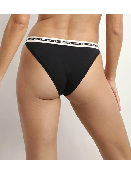 DIM DIM ICONS THONG - ženske tangice - črne