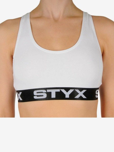Styx Ženski športni modrček Styx bela