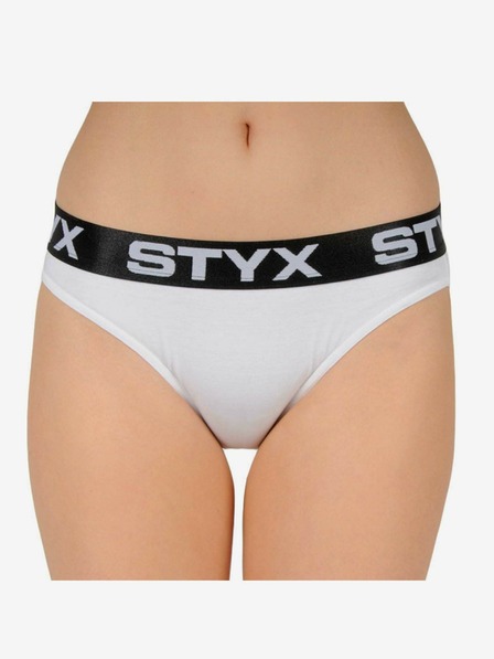 Styx Ženske športne hlačke Styx bele barve