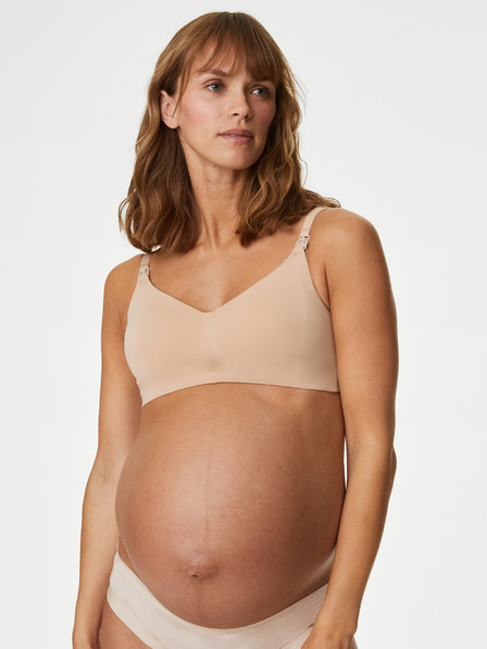Marks & Spencer Bež ženski nedrček za dojenje brez kости Marks & Spencer Flexifit™