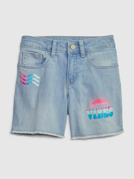 GAP Otroške jeans kratke hlače vibes GAP