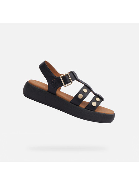 Geox Črni ženske sandali Geox Camalei