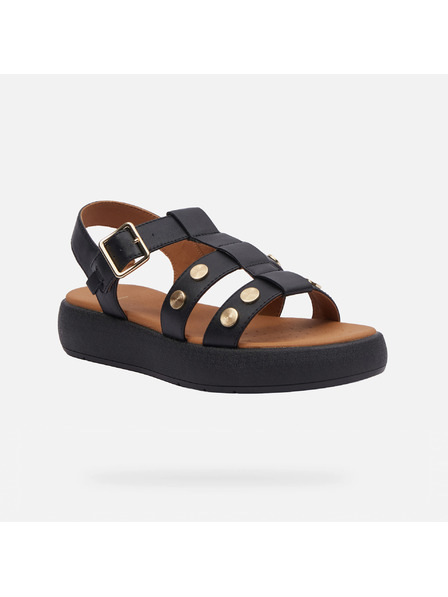 Geox Črni ženske sandali Geox Camalei