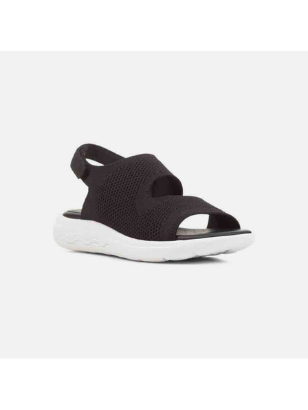 Geox Črni ženski sandali Geox Spherica Ec5 A