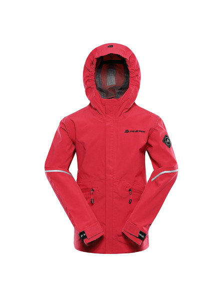 ALPINE PRO Otroška jakna s PTX membrano ALPINE PRO ZARRO raspberry