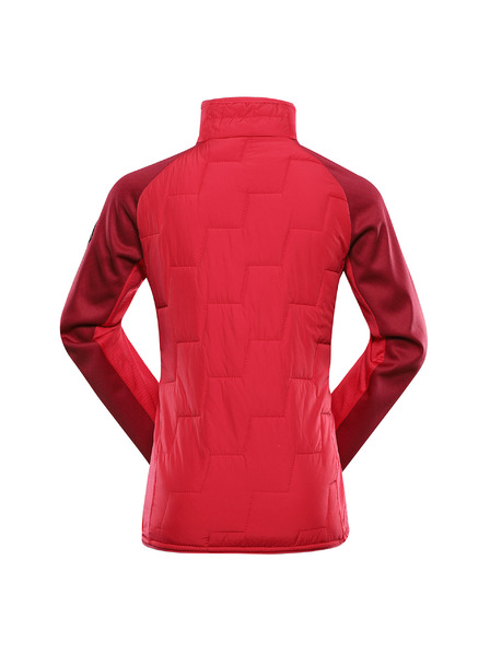 ALPINE PRO Otroška jopica z merino polnilom ALPINE PRO JORWO raspberry