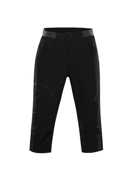 ALPINE PRO Moške softshell 3/4 hlače ALPINE PRO WEDER 2 črna