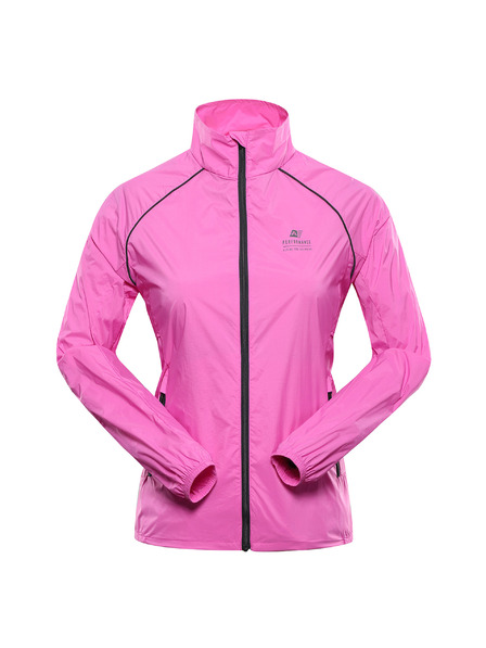 ALPINE PRO Ženska ultralahka jakna z DWR obdelavo ALPINE PRO SPINA 2 neon roza