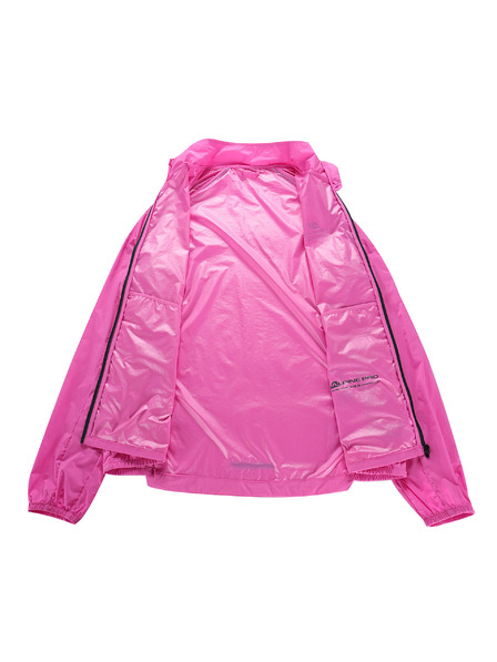 ALPINE PRO Ženska ultralahka jakna z DWR obdelavo ALPINE PRO SPINA 2 neon roza