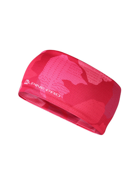 ALPINE PRO Športna hitro sušeča naglavna traka ALPINE PRO MUSA 2 neon knockout pink različica pa
