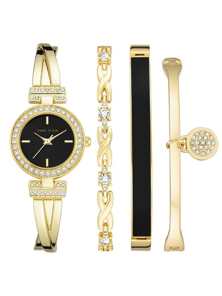 Anne Klein Zlat ženski komplet ur in nakita Anne Klein