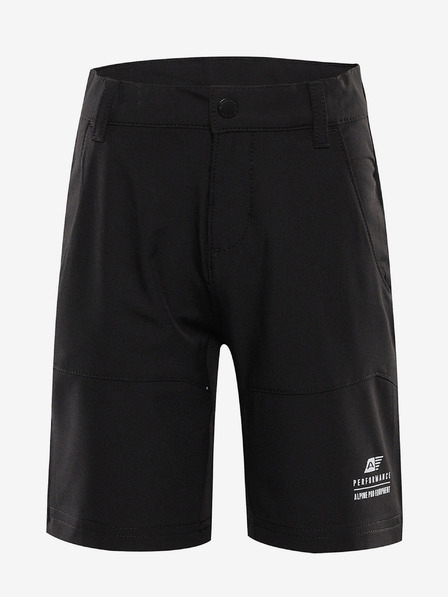 ALPINE PRO Otroške softshell kratke hlače ALPINE PRO BAKO črna