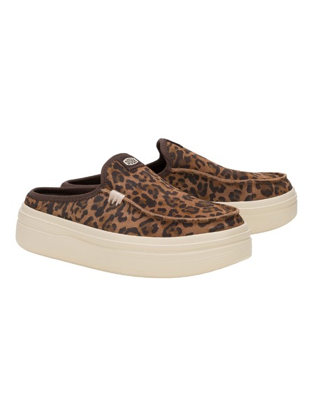 Hey Dude Ženske platformne copate z leoparjim vzorcem Hey Dude