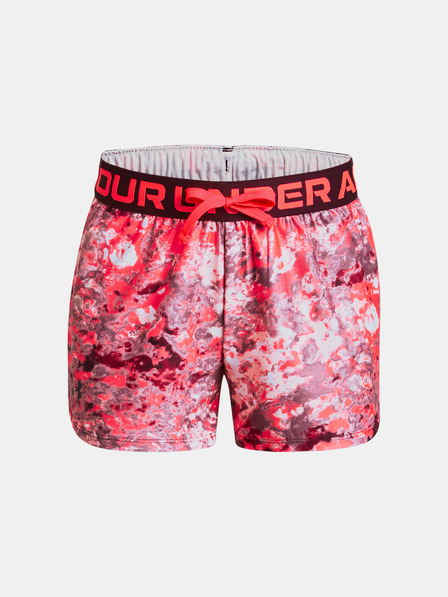 Under Armour Dekliške kratke hlače Under Armour Play Up Printed Shorts-RED