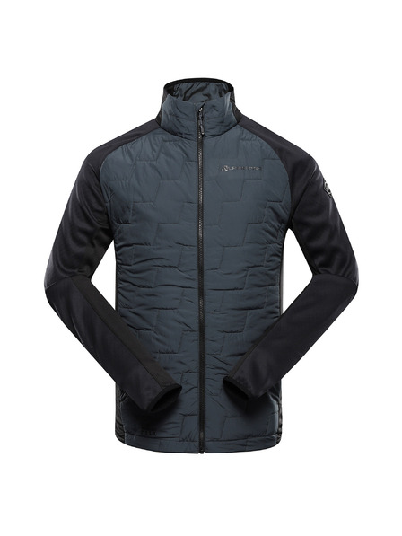 ALPINE PRO Moška majica s polnilom iz merino volne ALPINE PRO JORW temno siv