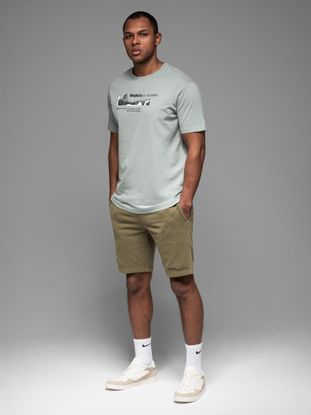 Ombre Clothing Moške kratke trenirka kratke hlače s potiskom Ombre Clothing