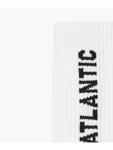 Atlantic Moške nogavice standardne dolžine ATLANTIC - bele Velikost: