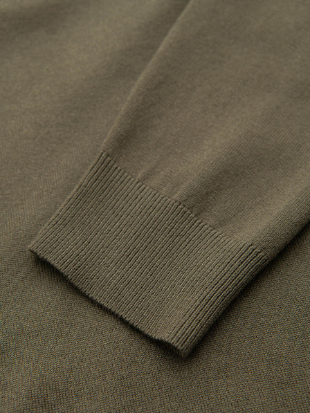 Ombre Clothing Moški pleteni pulover s strukturiranimi pikami Ombre Clothing